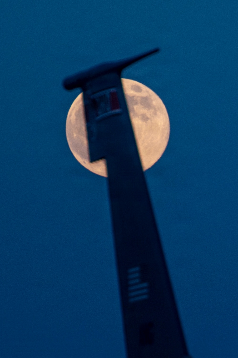 Full moon on the flight line
