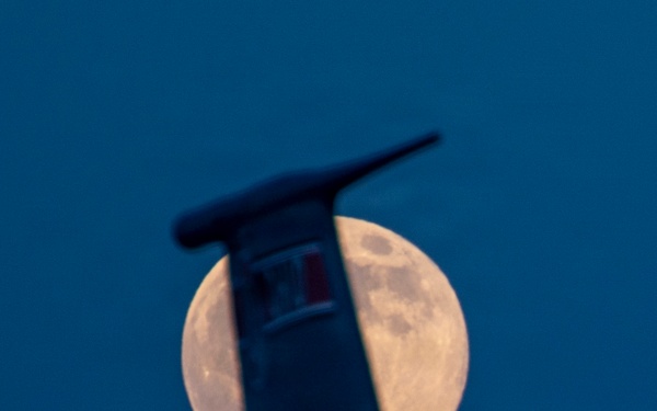 Full moon on the flight line