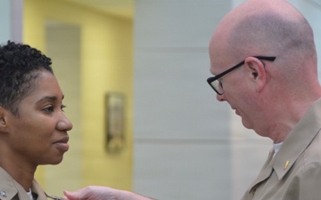 Hospital Corpsman 3rd Class Corrine Conley Receives Navy and Marine Corps Achievement Medal