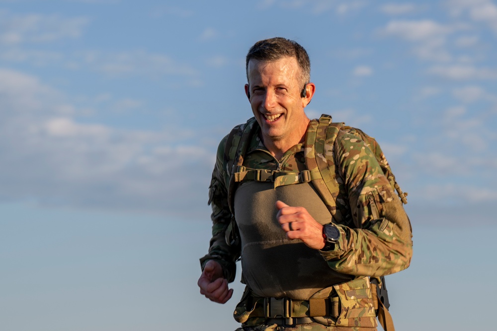 Moody Air Force Base Airmen and community members complete the annual Norwegian Foot March