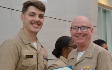 Hospital Corpsman 2nd Class Rabe Receives Navy and Marine Corps Achievement Medal
