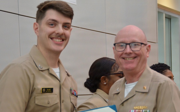 Hospital Corpsman 2nd Class Rabe Receives Navy and Marine Corps Achievement Medal