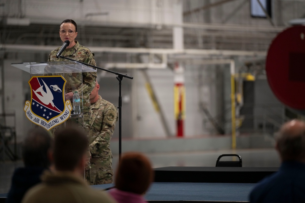 Maj. Sean Stephens assumes command of the 507th AMXS
