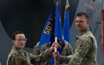 Maj. Sean Stephens assumes command of the 507th AMXS