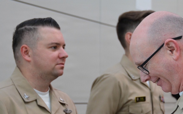 Hospital Corpsman 2nd Class Brandon Rauch Receives Navy and Marine Corps Achievement Medal
