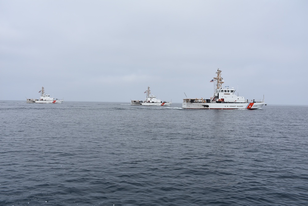 Coast Guard cutters conduct patrol for Operation Border Trident