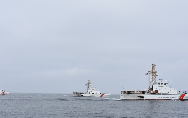 Coast Guard cutters conduct patrol for Operation Border Trident