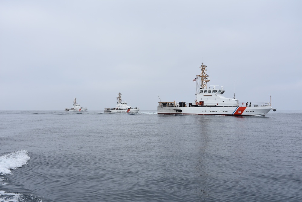 Coast Guard cutters conduct patrol for Operation Border Trident