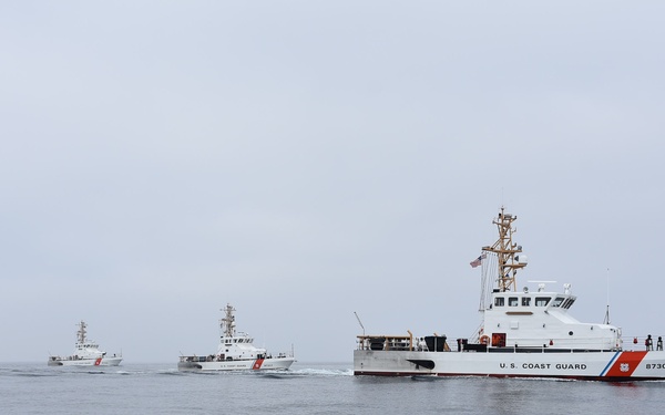 Coast Guard cutters conduct patrol for Operation Border Trident