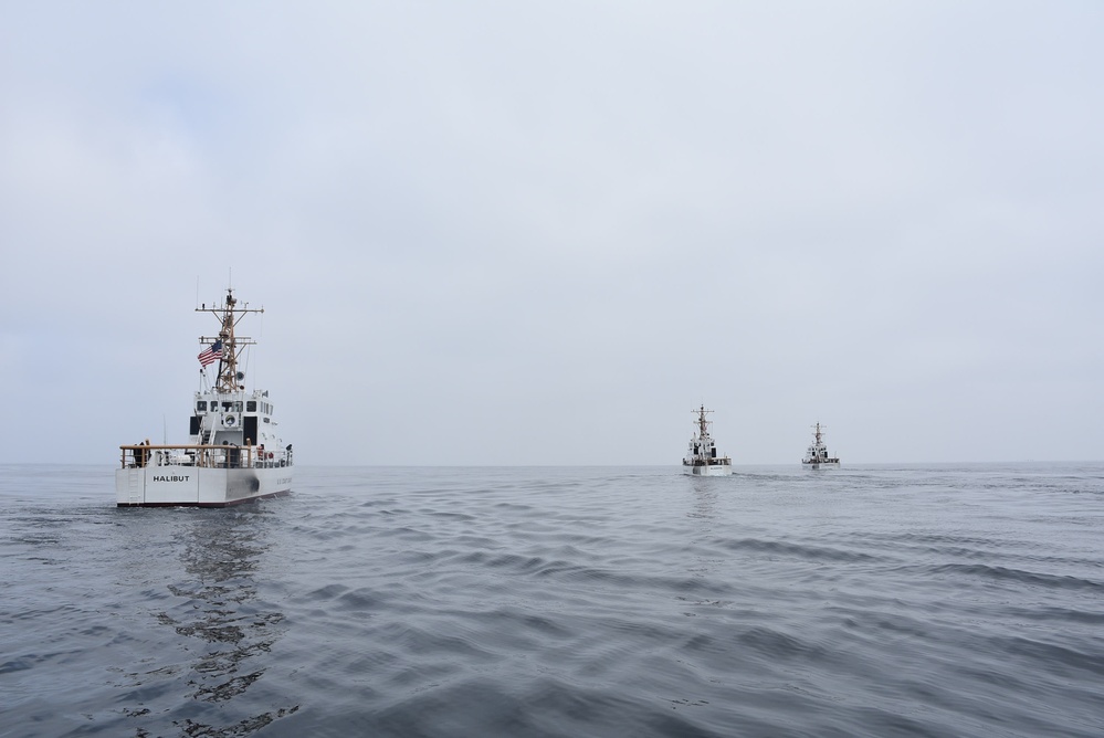 Coast Guard cutters conduct patrol for Operation Border Trident