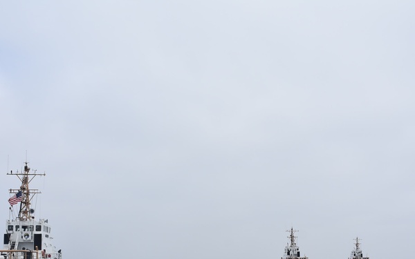 Coast Guard cutters conduct patrol for Operation Border Trident