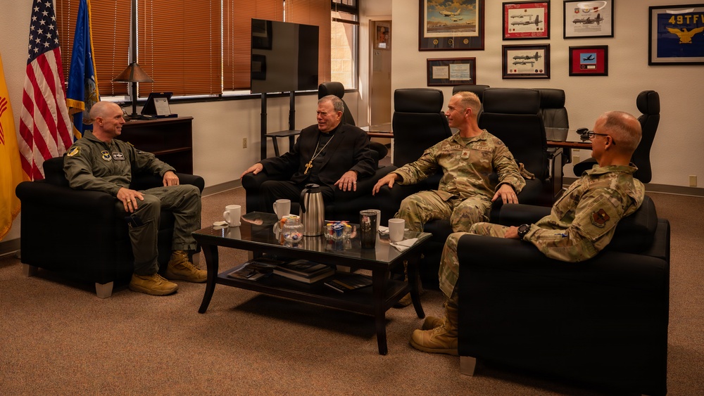 49th Wing Chapel Welcomes Bishop Buckon
