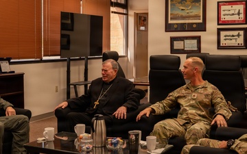 49th Wing Chapel Welcomes Bishop Buckon