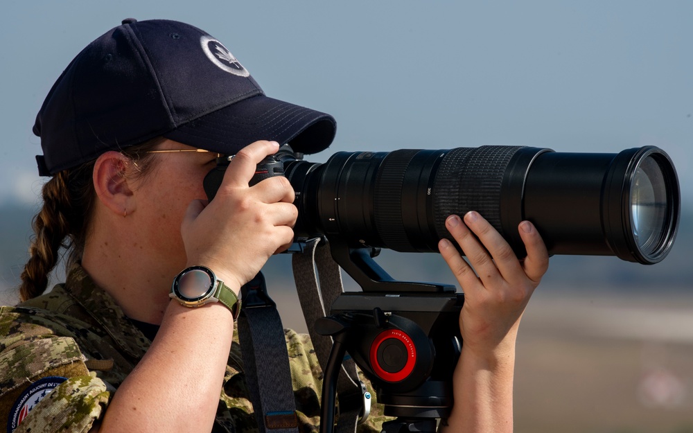 Royal Canadian Air Force CF-18 Hornets conduct flight operations at MacDill AFB