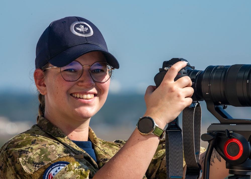 Royal Canadian Air Force CF-18 Hornets conduct flight operations at MacDill AFB