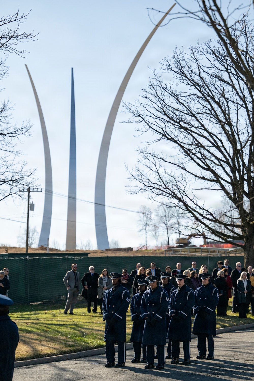 Full Military Funeral Honors with Escort are Conducted for U.S. Air Force Lt. Col. Richard Erb in Section 8