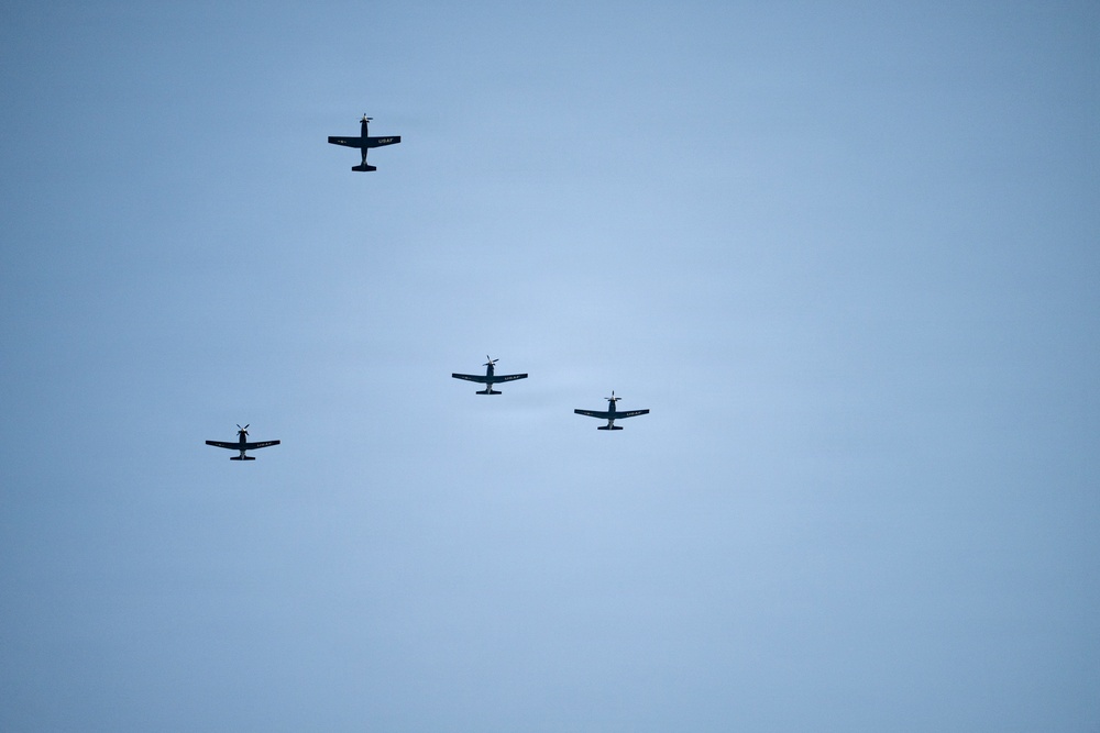 Full Military Funeral Honors with Escort are Conducted for U.S. Air Force Lt. Col. Richard Erb in Section 8