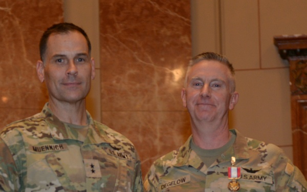 38th ID changes commander during ceremony at the Indiana War Memorial