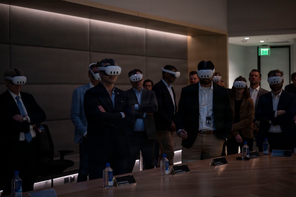 SW Tours NAWCWD, Defense Companies, Delivers RNDF Keynote Address