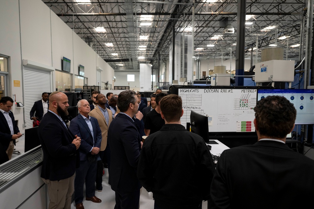 SW Tours NAWCWD, Defense Companies, Delivers RNDF Keynote Address