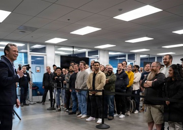 SW Tours NAWCWD, Defense Companies, Delivers RNDF Keynote Address