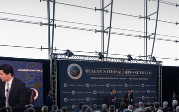 SW Tours NAWCWD, Defense Companies, Delivers RNDF Keynote Address