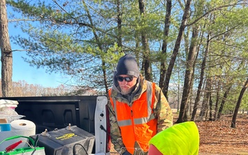 Collecting water samples