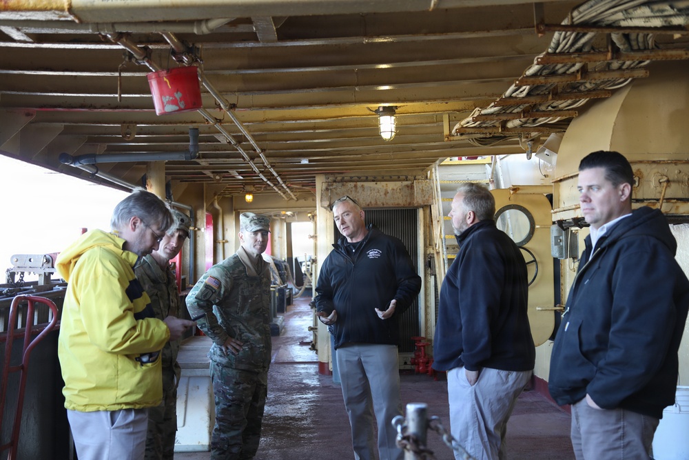 Philadelphia District Dredge McFarland Visit