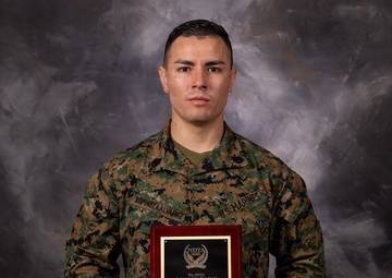 Marine with GSS recognized as the National Defense Transportation Association Logistics Transportation Instructor of the Year