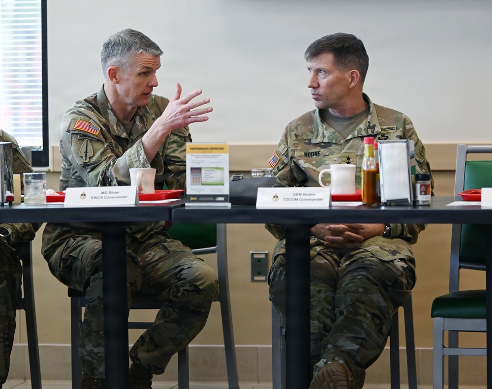 General David M. Hodne Visit to USAJFKSWCS