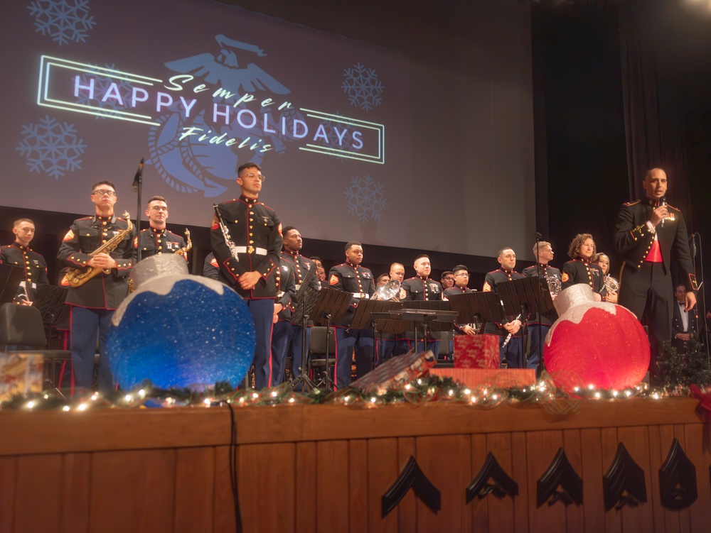 2nd Marine Division Band Annual Holiday Concert on MCB Camp Lejeune 2025