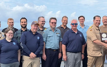 NUWC Division Newport’s AUTEC range performs first sensor accuracy test of a German ship for NATO FORACS