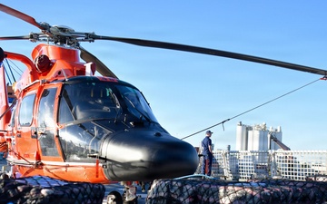 Coast Guard offloads over $198 million in illicit drugs interdicted in Eastern Pacific Ocean