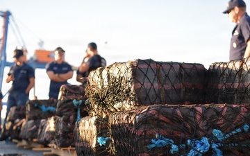 Coast Guard offloads over $198 million in illicit drugs interdicted in Eastern Pacific Ocean