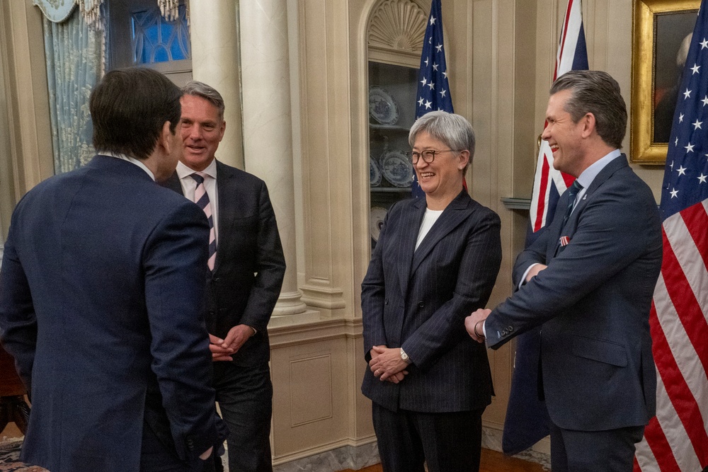 SECWAR, SECSTATE Host Bilat with Australian Counterparts