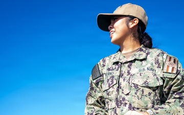 U.S. Navy Sailors Conduct Maintenance on the Flight Deck