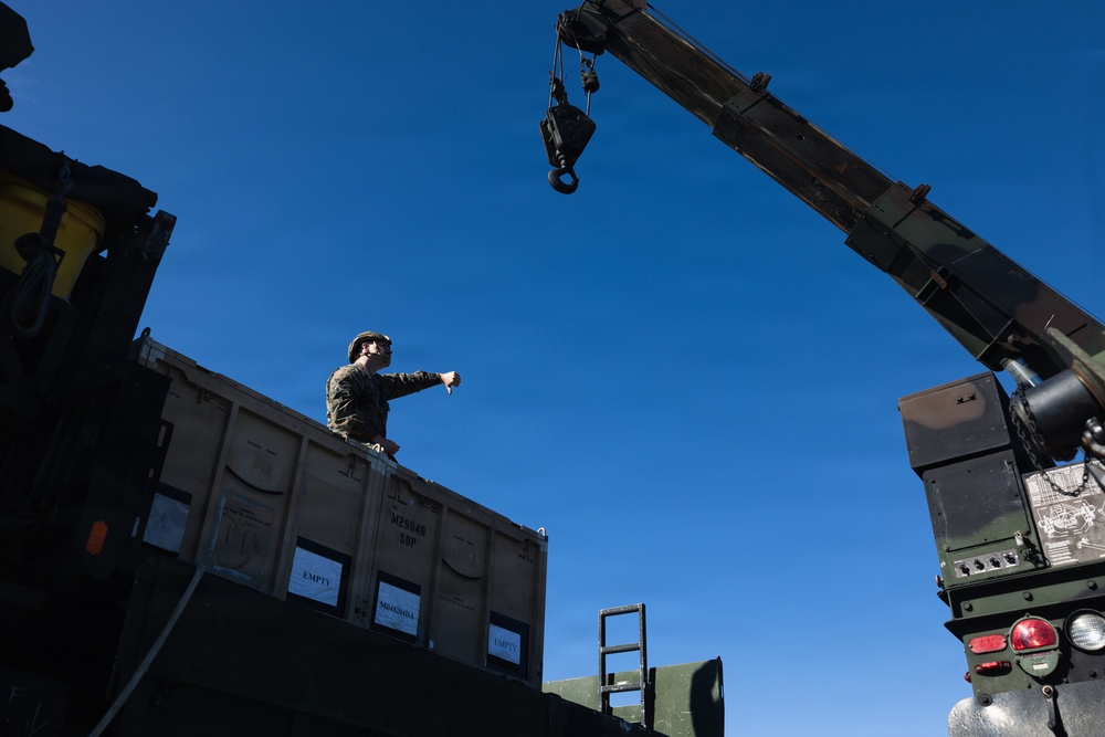 31st MEU | USV and E-CRRC resupply drills