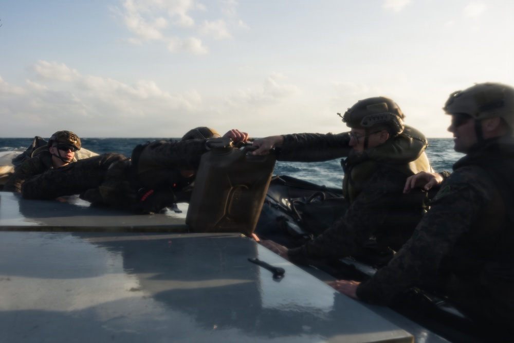 31st MEU | USV and E-CRRC resupply drills