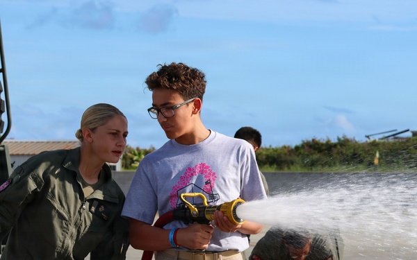 Young Marines Program visits MAG-24