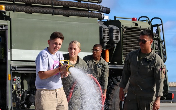 Young Marines Program visits MAG-24