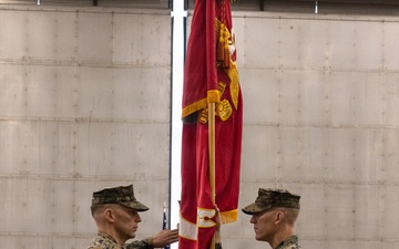HMLA-167 change of command ceremony