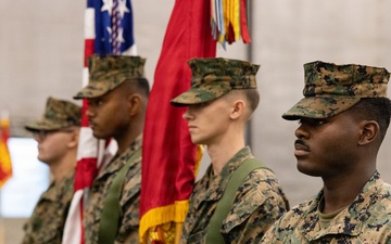 HMLA-167 change of command ceremony