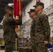 HMLA-167 change of command ceremony