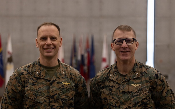 HMLA-167 change of command ceremony