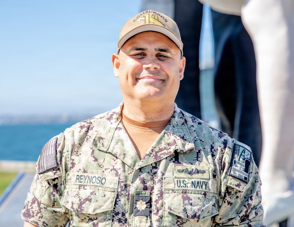 Submarine Squadron 11 Sailor's Promotion Ceremony