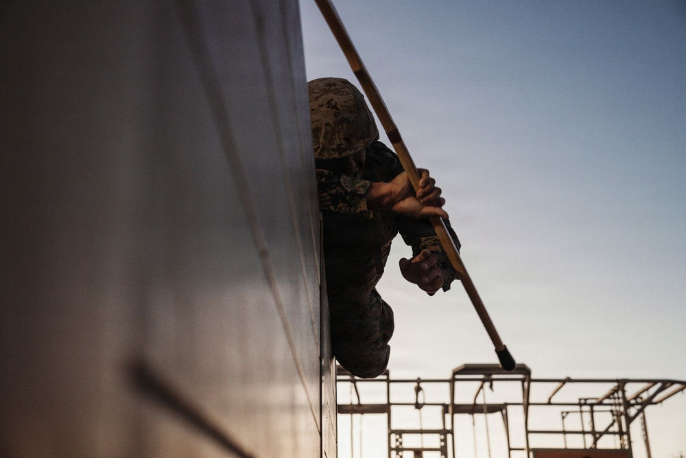 Marine Corps Martial Arts Instructor Course 9-26 conducts physical training