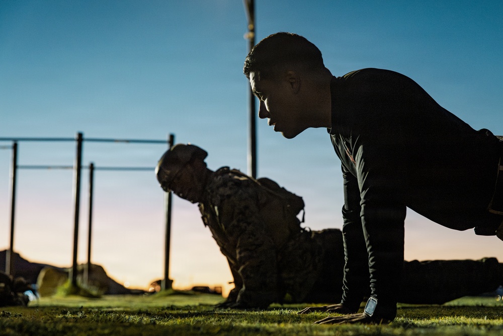 Marine Corps Martial Arts Instructor Course 9-26 conducts physical training