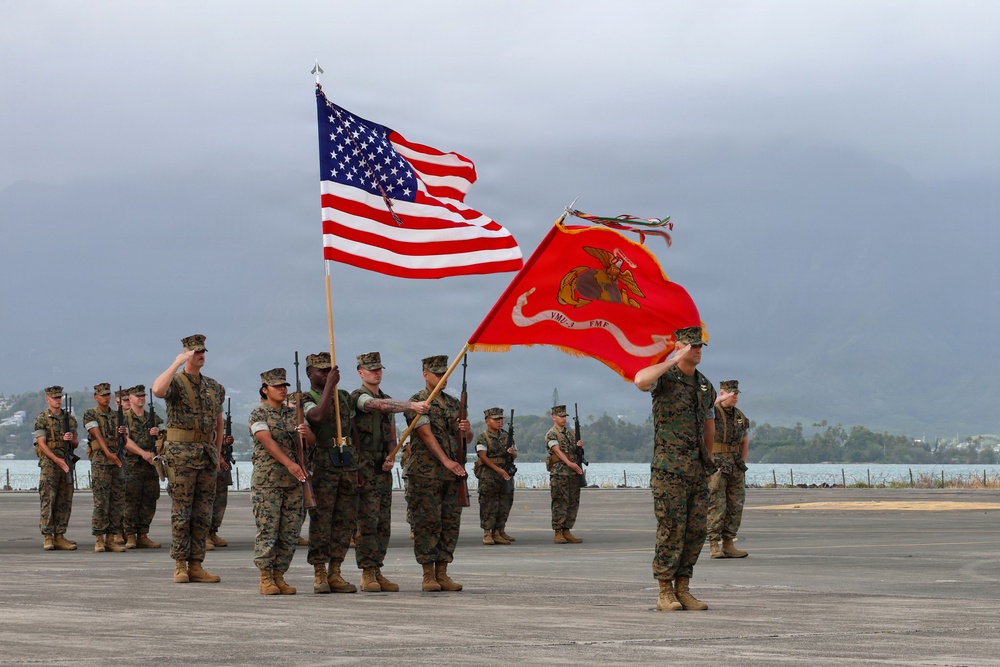 VMU-3 change of command