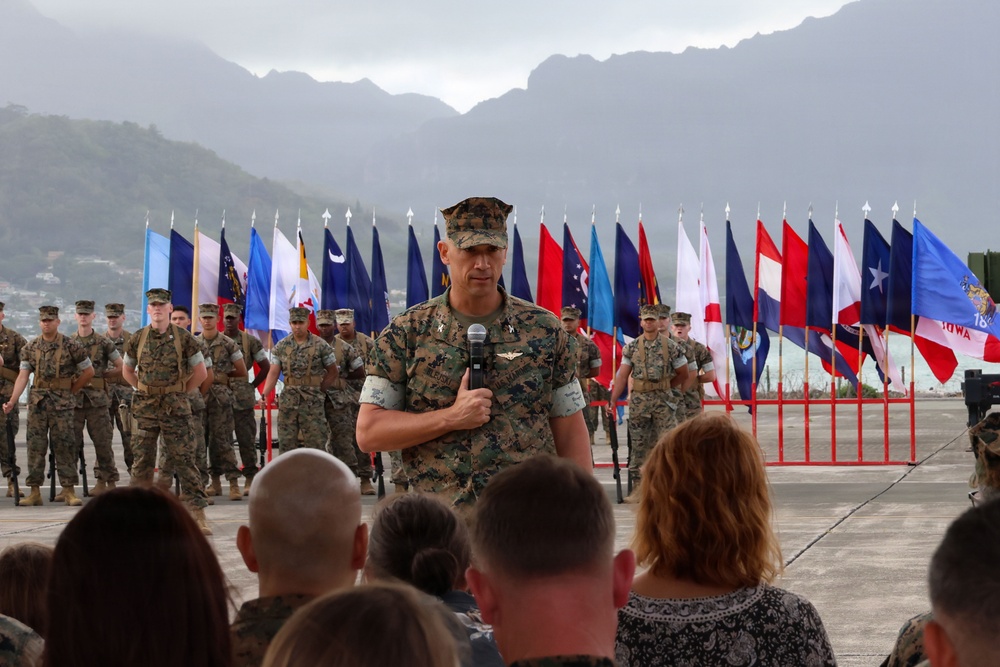 VMU-3 change of command