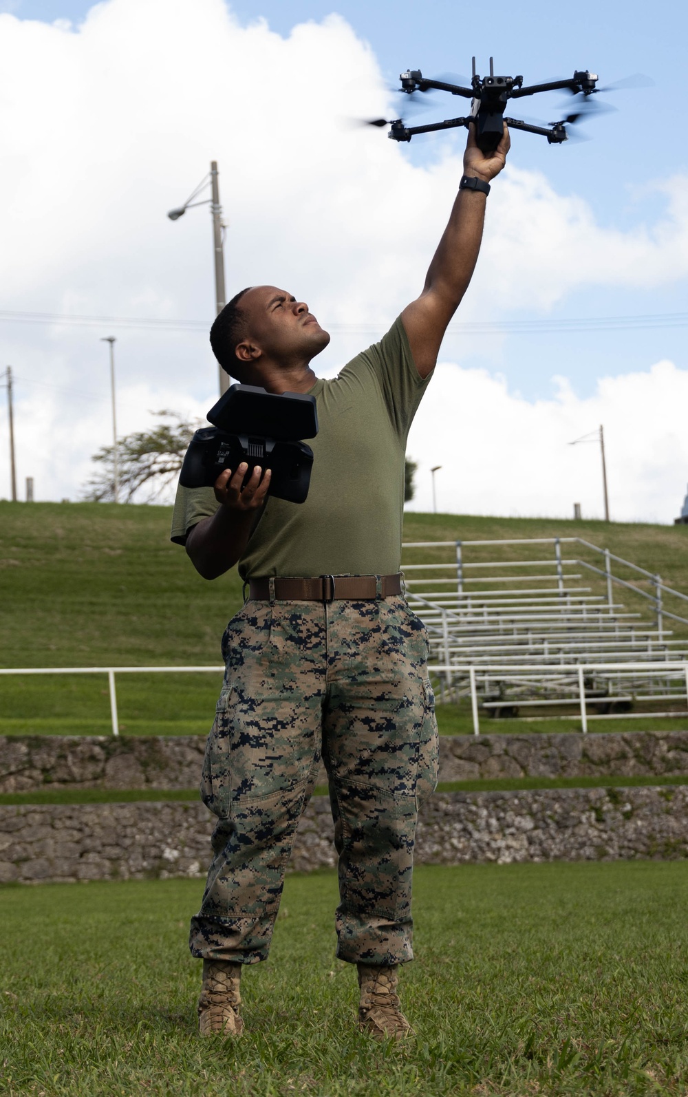 U.S. Marines with 3d Recon Host Small Unmanned Aerial Systems Training